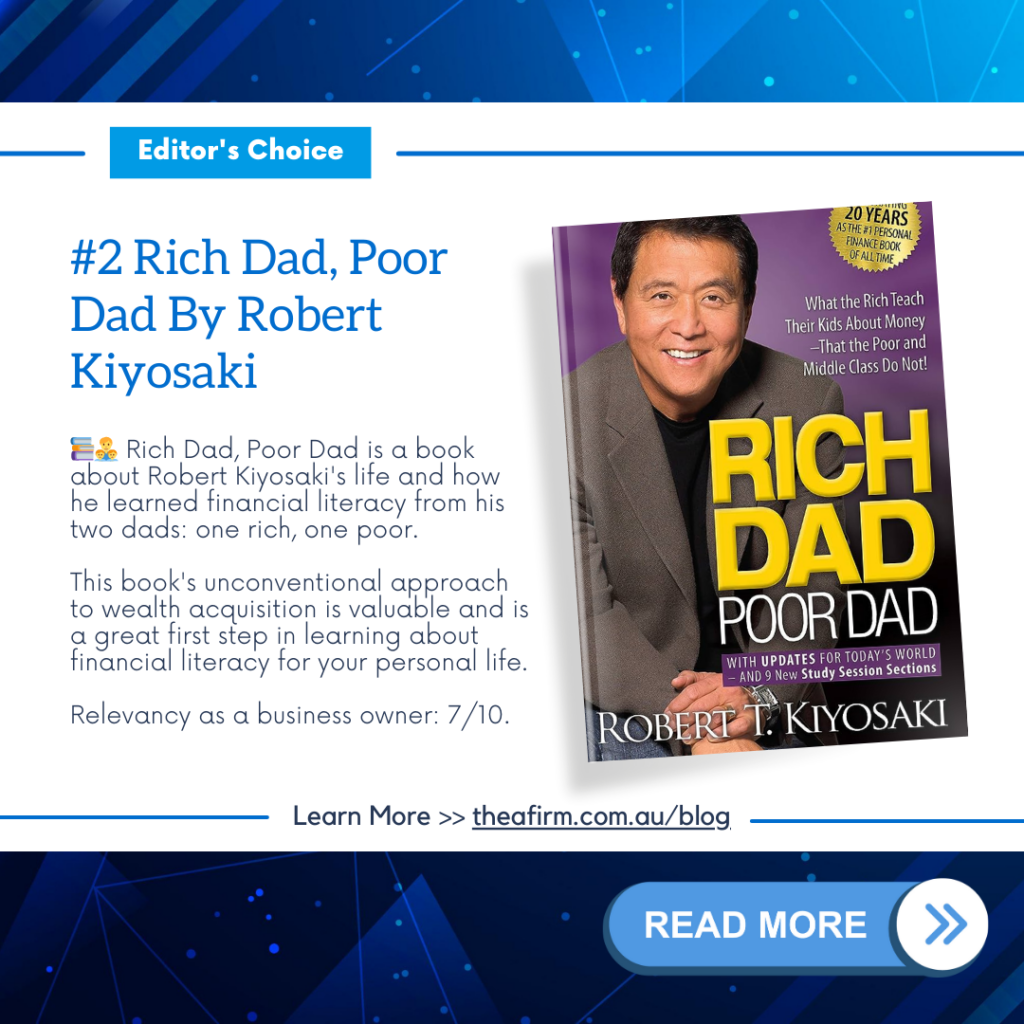 #1 Rich Dad, Poor Dad By Robert Kiyosaki