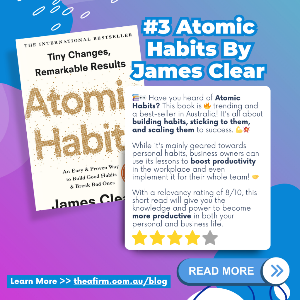 #3 Atomic Habits By James Clear